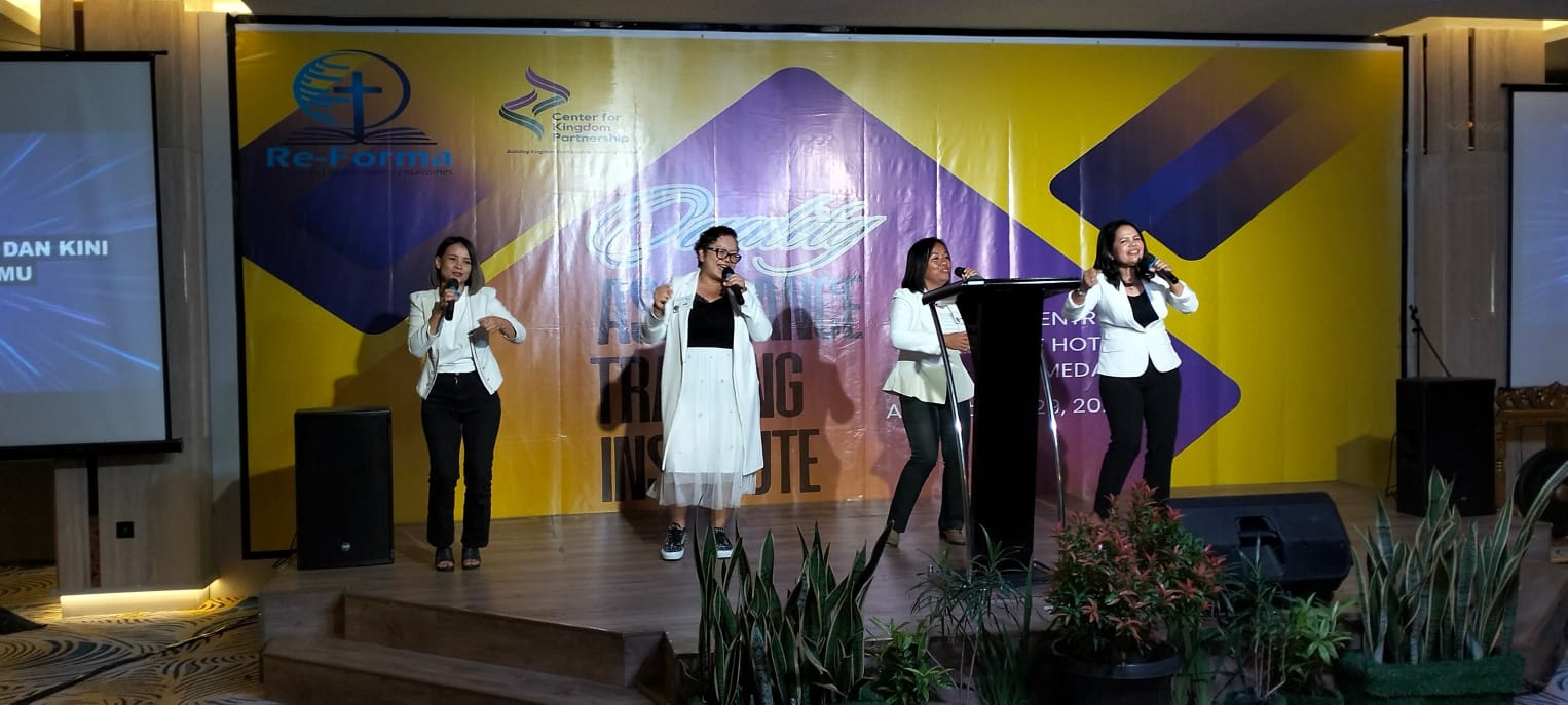 Center For Kingdom Partnership collaborate with Re-Forma Global held an event of the Quality Assurance Training Institute for The Christian Leaders in Medan. 12